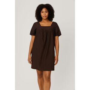 Antonio Melani silk blend SHIFT / MUMU dress brown size 10